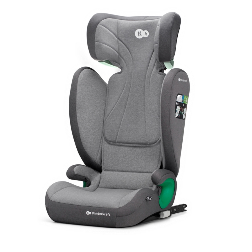 KINDERKRAFT - Autostol JUNIOR FIX 2 (100-150 cm) Raket grå