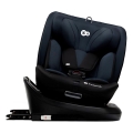 KINDERKRAFT - Autostol med drejbar base I-GROW i-Size (40-150 cm) sort
