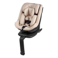 KINDERKRAFT - Autostol med drejbar base I-GUARD i-Size 40-105 cm beige