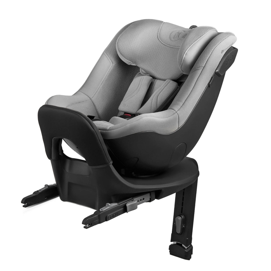 KINDERKRAFT - Autostol med drejbar base I-GUARD PRO i-Size 61-105 cm grå