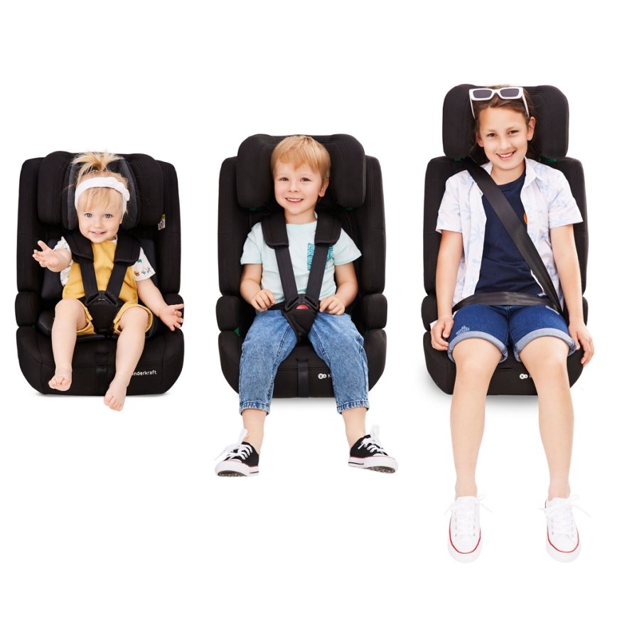 KINDERKRAFT - Autostol SAFETY FIX 2 i-Str. (76-150 cm) sort