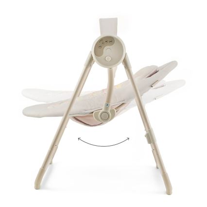 KINDERKRAFT - Babygynge med melodi SWINGEE, beige, 4xAAA/230V