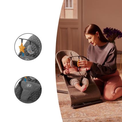 KINDERKRAFT - Babynest MIMI grå