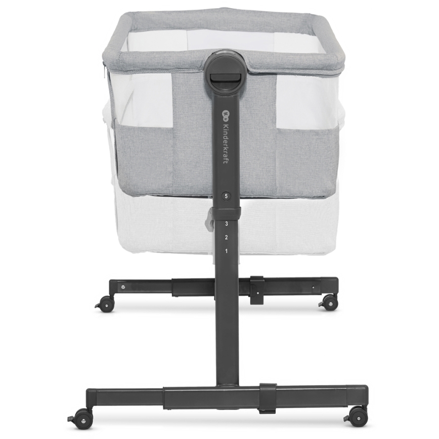 KINDERKRAFT - Babyseng NESTE UP2 lysegrå