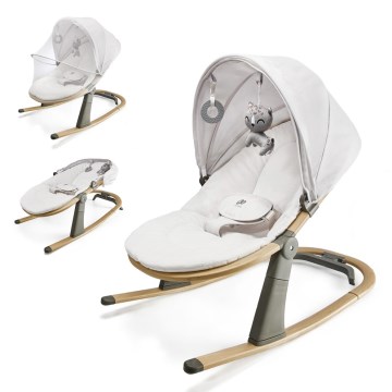 KINDERKRAFT - Babyvippestol ELSU grå