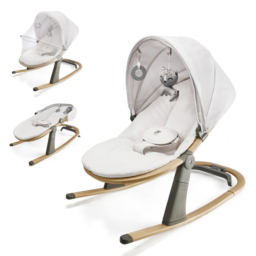 KINDERKRAFT - Babyvippestol ELSU grå