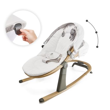 KINDERKRAFT - Babyvippestol ELSU grå
