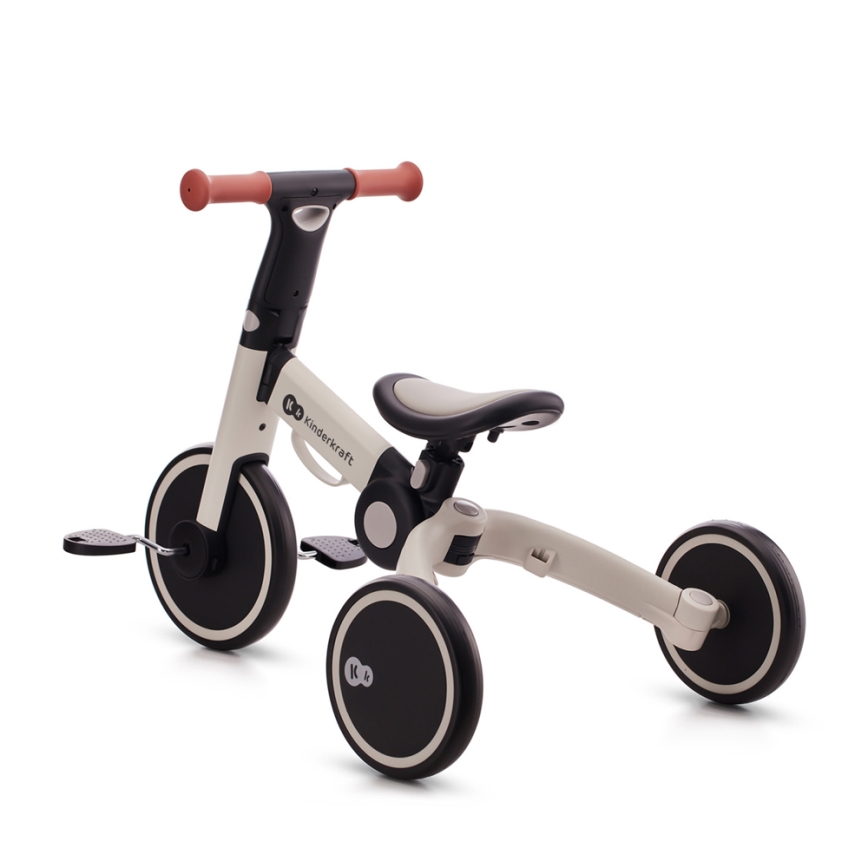 KINDERKRAFT - Balancecykel 3-i-1 4TRIKE grå