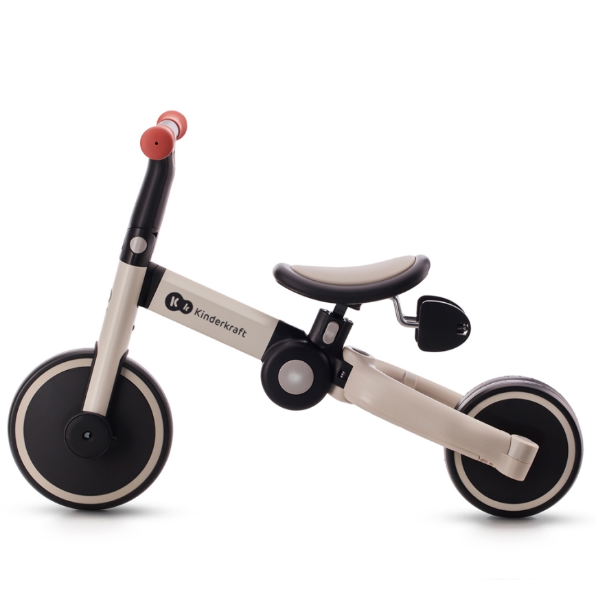 KINDERKRAFT - Balancecykel 3-i-1 4TRIKE grå