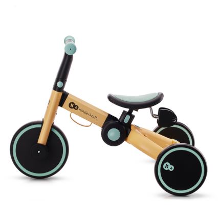 KINDERKRAFT - Balancecykel 3-i-1 4TRIKE gul/mintgrøn