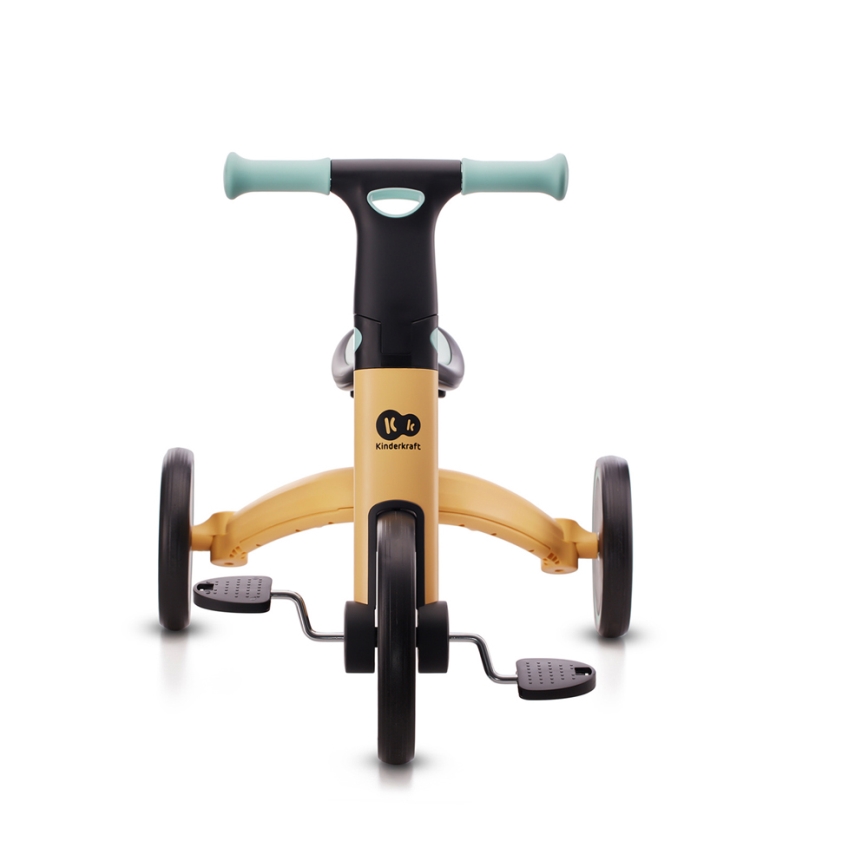 KINDERKRAFT - Balancecykel 3-i-1 4TRIKE gul/mintgrøn