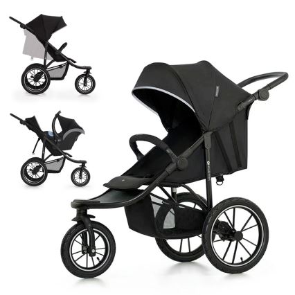 KINDERKRAFT - Barnevogn HELSI2 sort