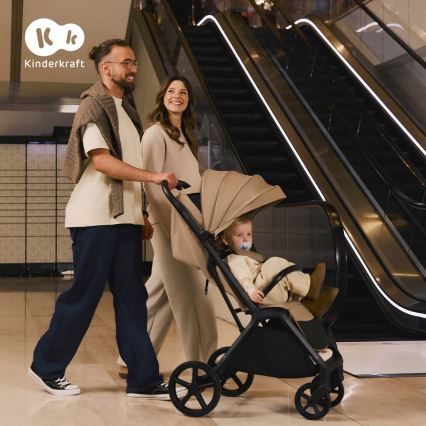 KINDERKRAFT - Barnevogn LOOM beige