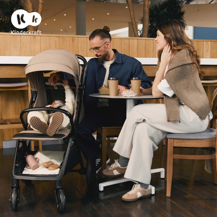KINDERKRAFT - Barnevogn LOOM beige