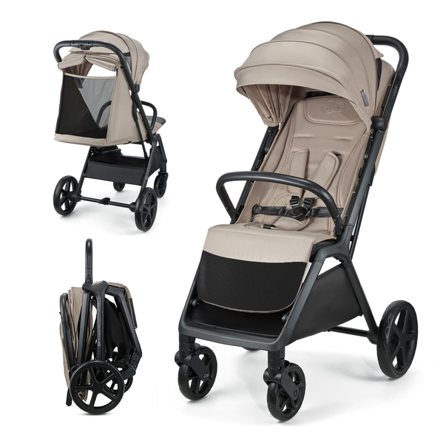 KINDERKRAFT - Barnevogn LOOM beige