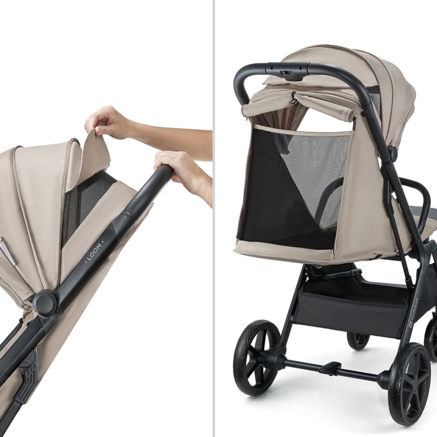 KINDERKRAFT - Barnevogn LOOM beige