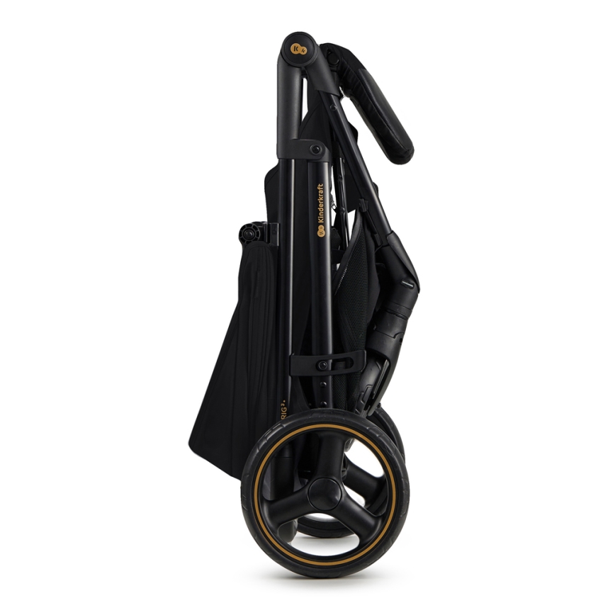 KINDERKRAFT - Barnevogn TRIG 3 Onyx sort