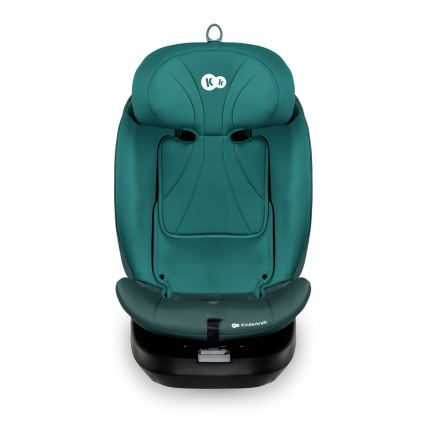 KINDERKRAFT - Bilstol med drejbar base I-GROW i-Size 40-150 cm turkis
