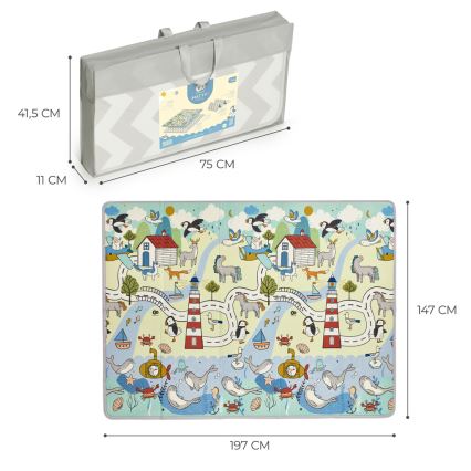 KINDERKRAFT - Børnelegeunderlag MATTY 2