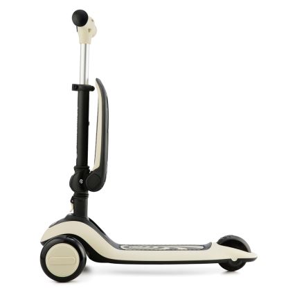 KINDERKRAFT - Børnescooter 2-i-1 HALLEY Stone white
