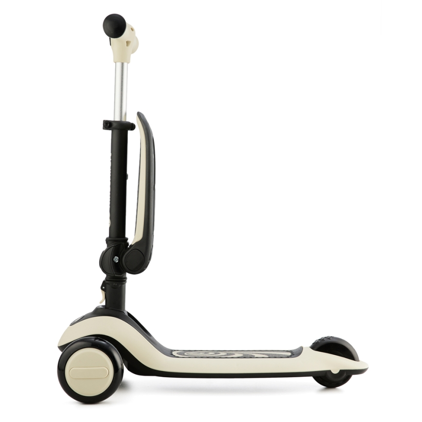 KINDERKRAFT - Børnescooter 2-i-1 HALLEY Stone white