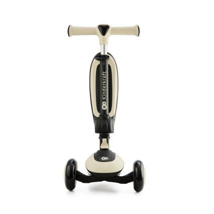KINDERKRAFT - Børnescooter 2-i-1 HALLEY Stone white