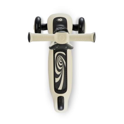 KINDERKRAFT - Børnescooter 2-i-1 HALLEY Stone white