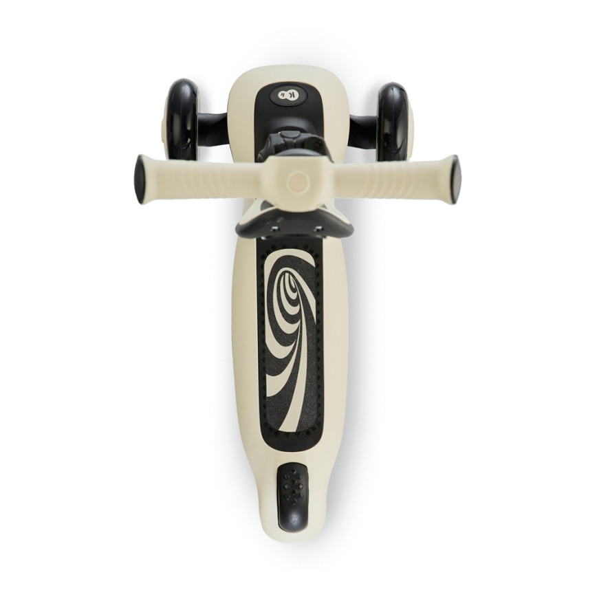 KINDERKRAFT - Børnescooter 2-i-1 HALLEY Stone white