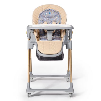 KINDERKRAFT - Højstol 2-i-1 LASTREE beige/grå