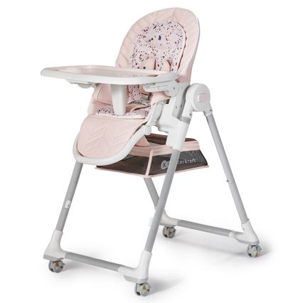 KINDERKRAFT - Højstol 2-i-1 LASTREE pink/hvid