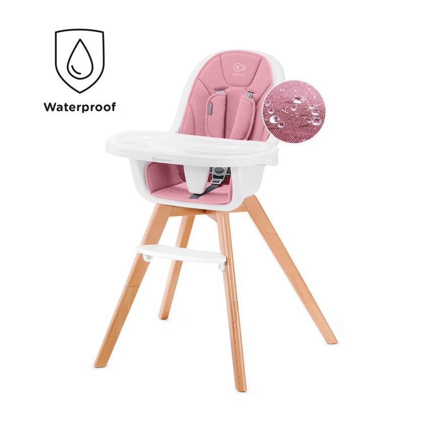 KINDERKRAFT - Højstol 2-i-1 TIXI pink