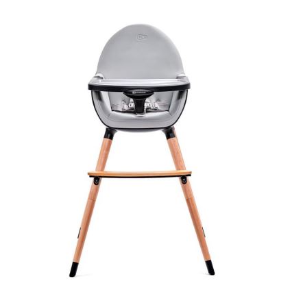 KINDERKRAFT - Højstol FINI grå/sort