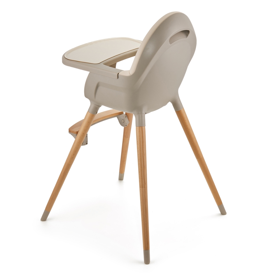 KINDERKRAFT - Højstol FINI2 bøg/beige