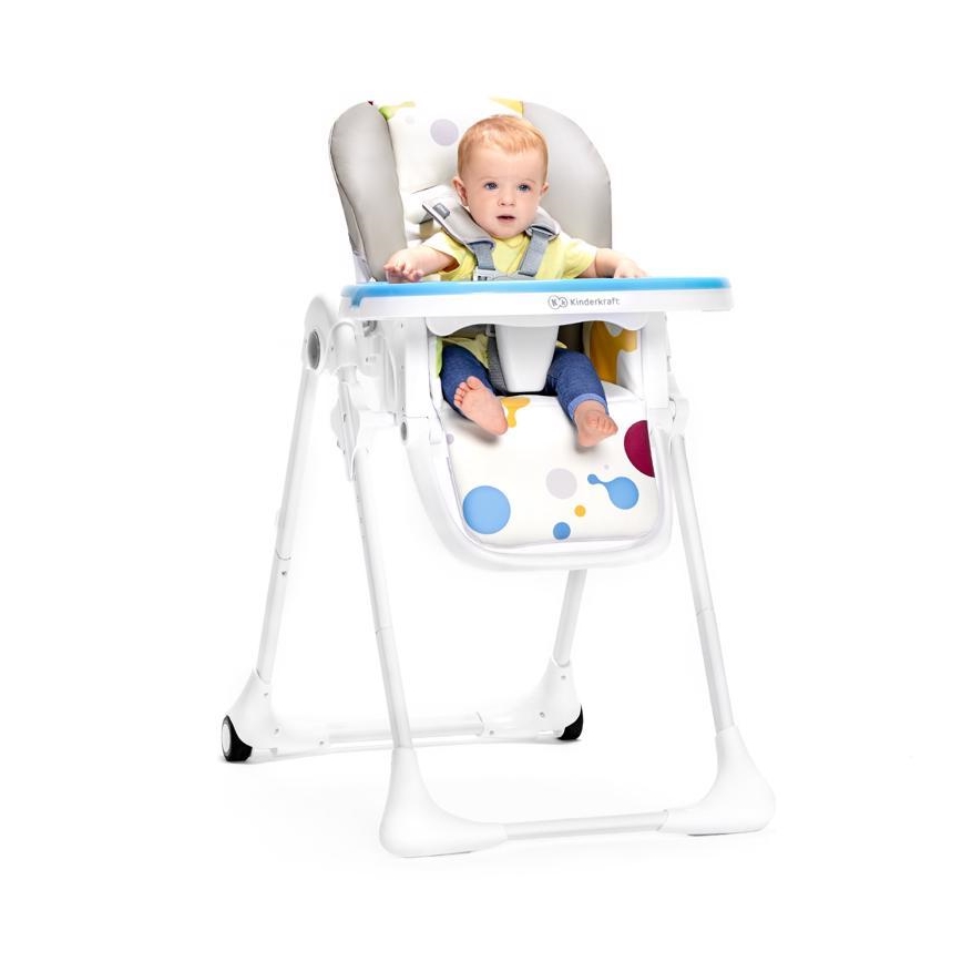 KINDERKRAFT - Højstol YUMMY grå