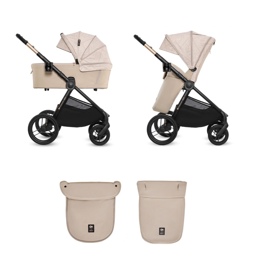 KINDERKRAFT - Kombineret barnevogn 2-i-1 NEA 2 Dune Whisper Bizuu