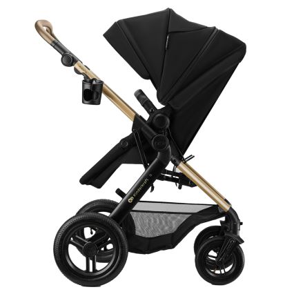 KINDERKRAFT - Kombineret klapvogn 3-i-1 MOOV 2 XL Air Black