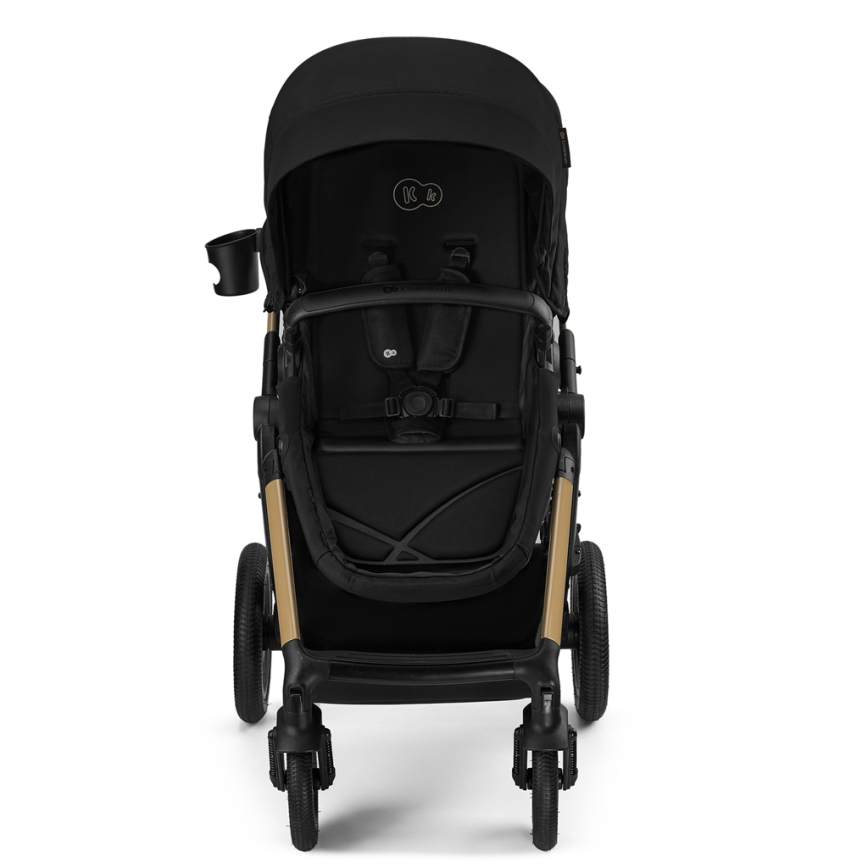 KINDERKRAFT - Kombineret klapvogn 3-i-1 MOOV 2 XL Air Black