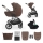 KINDERKRAFT - Kombivogn 3-i-1 PRIME 3 Velvet Mocca