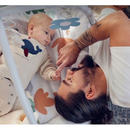 KINDERKRAFT - Legetæppe til børn COZYPLAY grå