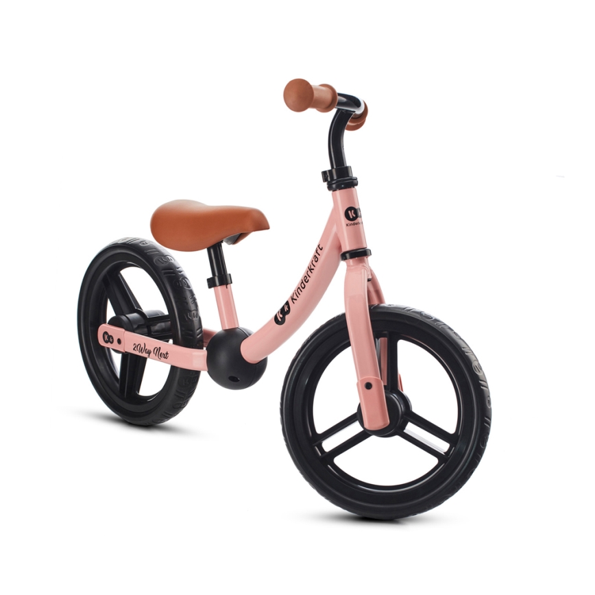 KINDERKRAFT - Løbecykel 2WAY NEXT lyserød