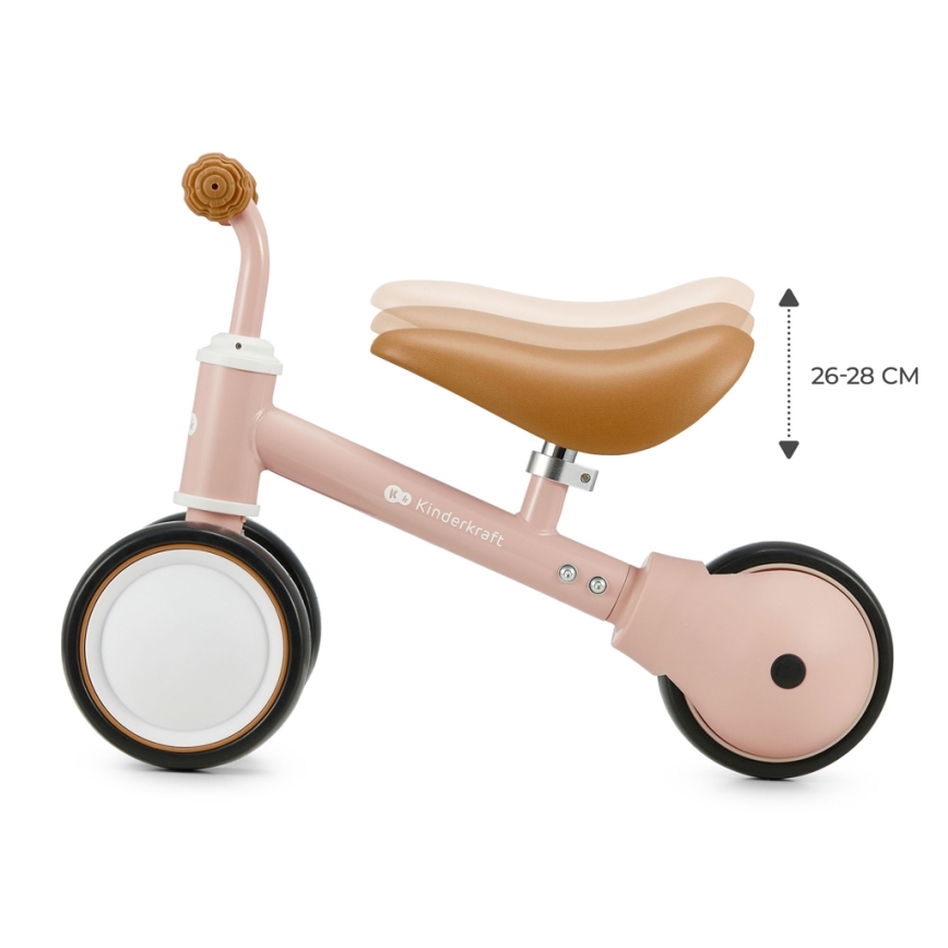 KINDERKRAFT - Løbecykel CUTIE lyserød