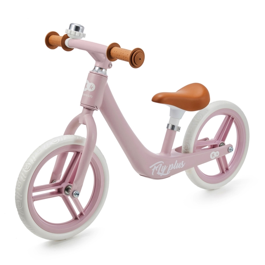 KINDERKRAFT - Løbecykel FLY PLUS Powder lyserød