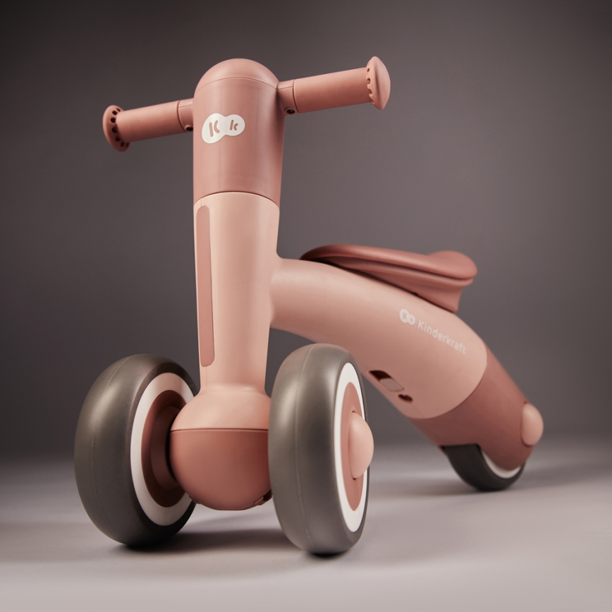 KINDERKRAFT - Løbecykel MINIBI Premium lyserød
