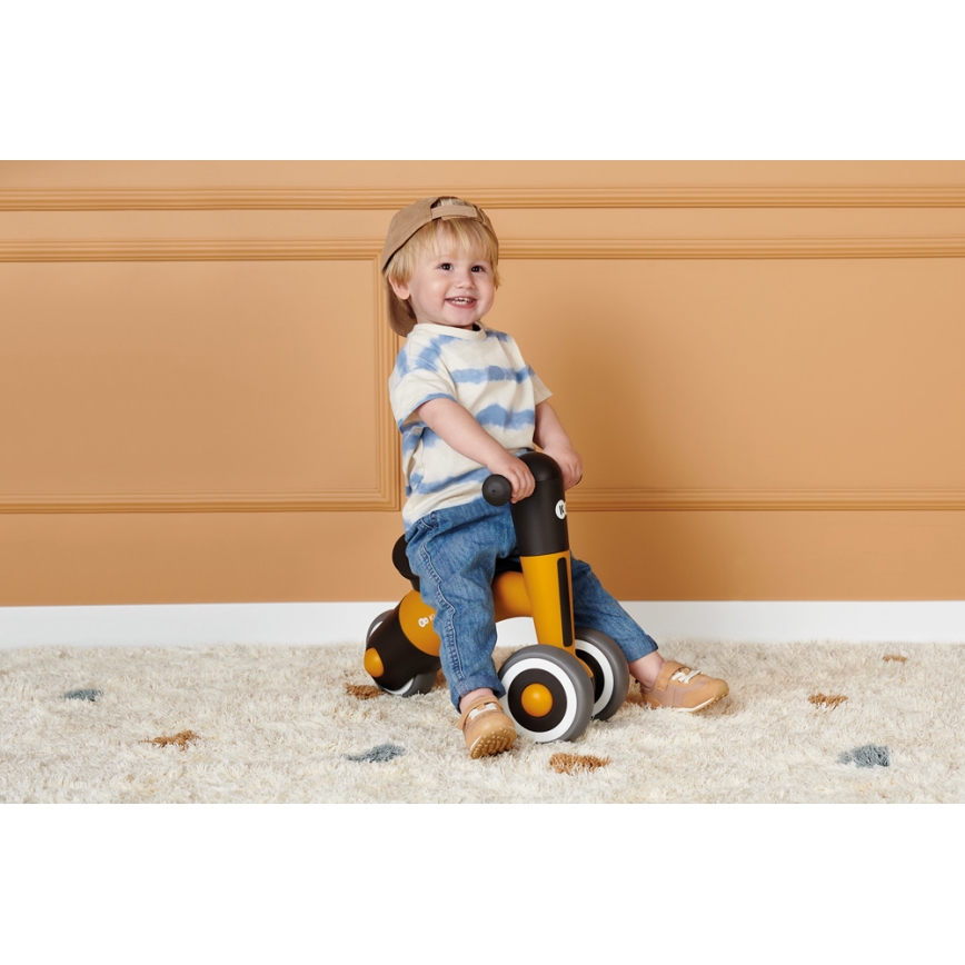 KINDERKRAFT - Løbecykel MINIBI Premium orange/grå