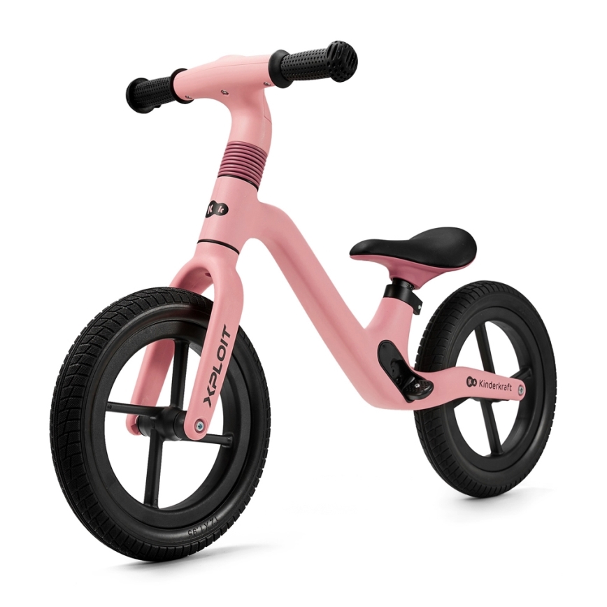 KINDERKRAFT - Løbecykel XPLOIT Bubblegum lyserød