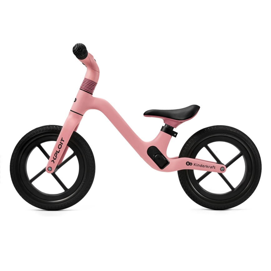 KINDERKRAFT - Løbecykel XPLOIT Bubblegum lyserød
