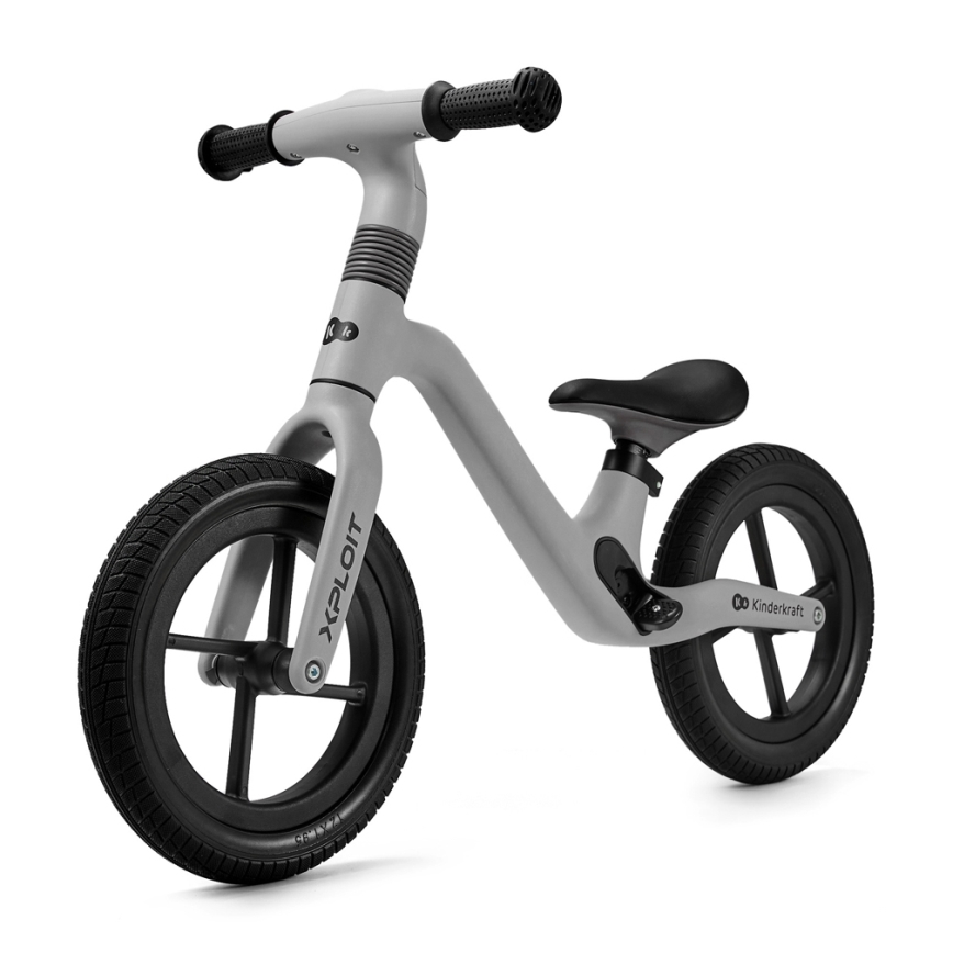 KINDERKRAFT - Løbecykel XPLOIT Moonstone sølvfarvet