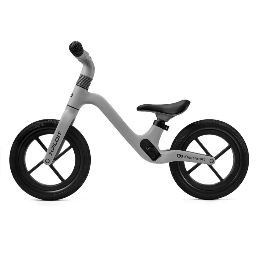 KINDERKRAFT - Løbecykel XPLOIT Moonstone sølvfarvet
