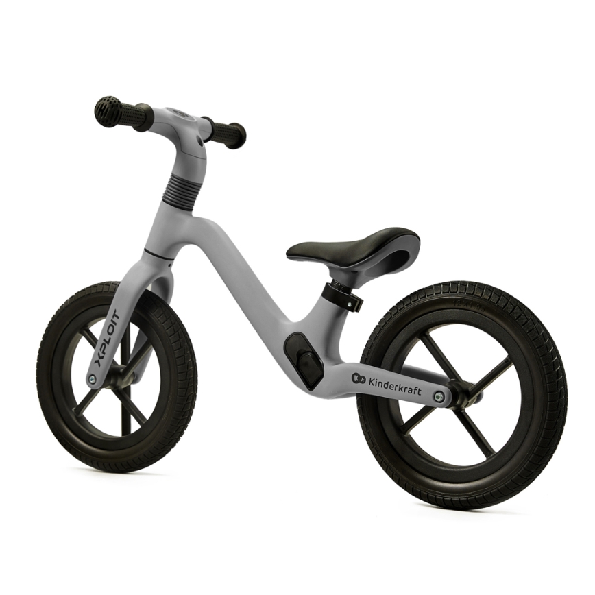 KINDERKRAFT - Løbecykel XPLOIT Moonstone sølvfarvet