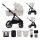 KINDERKRAFT - Multifunktionel barnevogn 2-i-1 NEA 2 beige